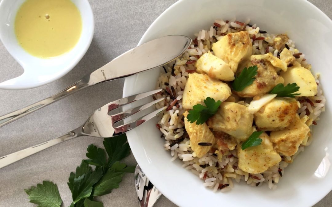 Églefin au lait de coco