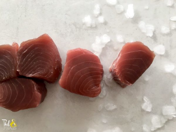 poisson frais de thon albacore