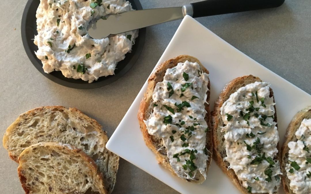 Rillettes d’espadon fromage frais