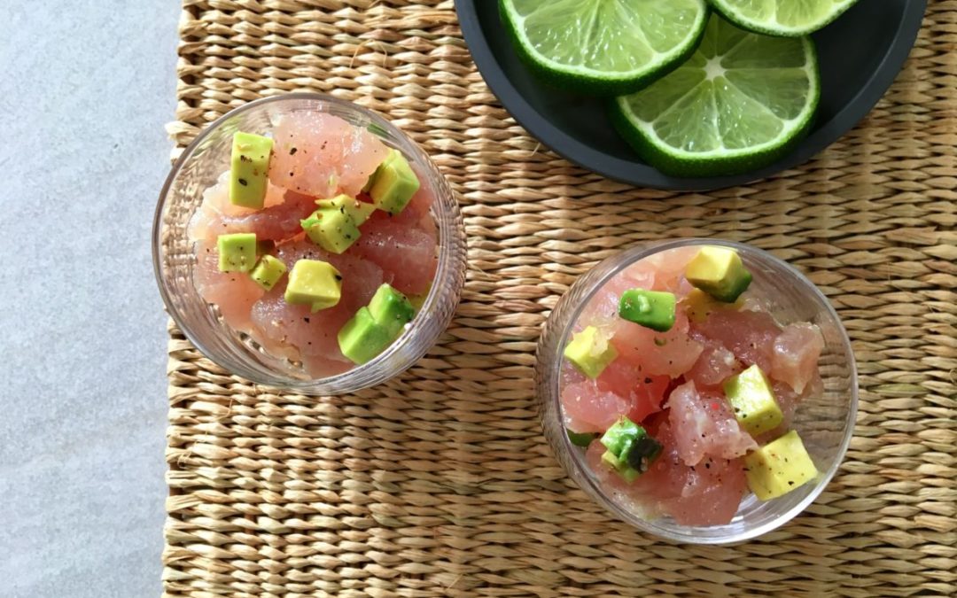 Tartare de thon avocat