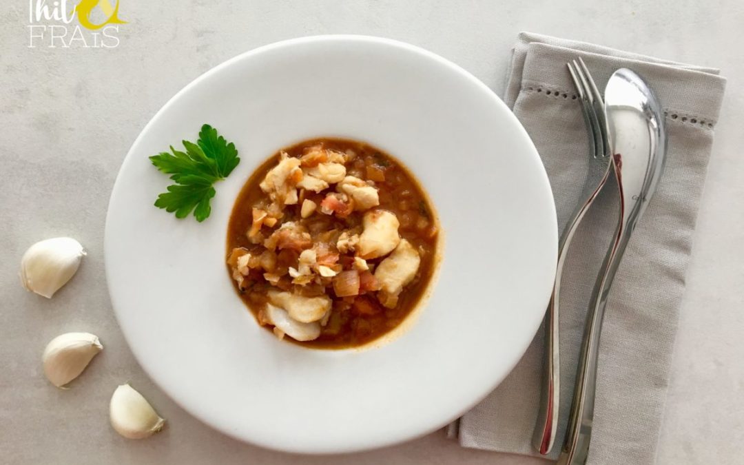 Soupe de poisson blanc à l&rsquo;espagnol